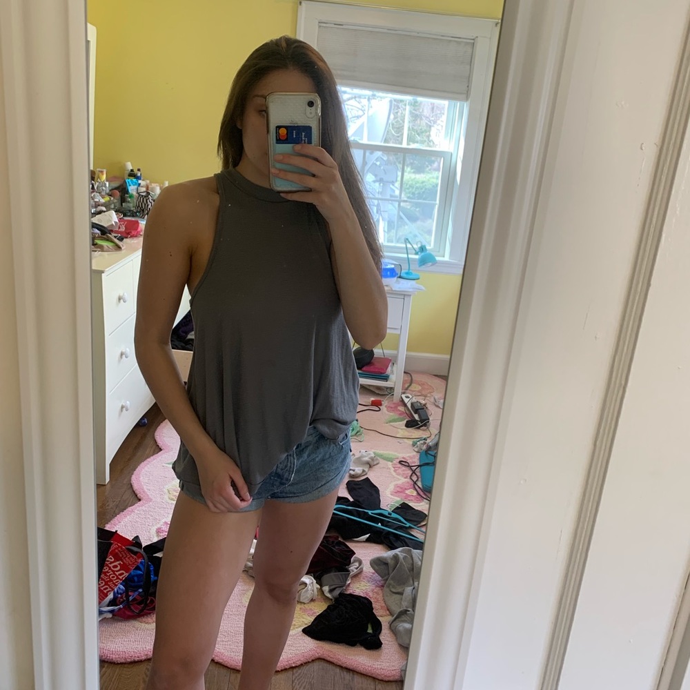 NWOT Anthropologie high necked tank!